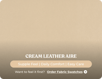 Veloura Cream Leather Armchair