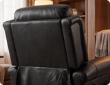 Derby Genuine Leather Black Rise & Recline Mobility Chair