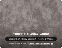 Cotswold Truffle Fabric 3 Seater Sofa