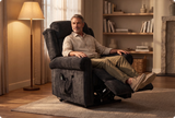Cambridge Black Fabric Rise & Recline Mobility Chair