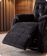 Oliver Black Fabric Rise & Recline Mobility Chair