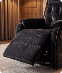 Oliver Black Fabric Rise & Recline Mobility Chair
