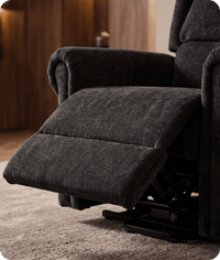 Cambridge Black Fabric Rise & Recline Mobility Chair
