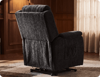Oliver Black Fabric Rise & Recline Mobility Chair