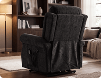 Cambridge Black Fabric Rise & Recline Mobility Chair