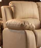 Veloura Cream Leather 2 Seater Sofa