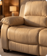Veloura Cream Leather 2 Seater Sofa