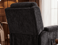 Oliver Black Fabric Rise & Recline Mobility Chair