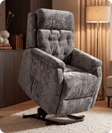 Oliver Grey Fabric Rise & Recline Mobility Chair