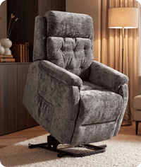 Oliver Grey Fabric Rise & Recline Mobility Chair