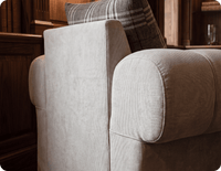 Florence Cream Scatter Back Fabric Armchair