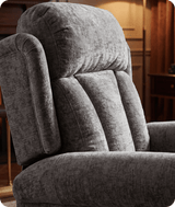 Derby Grey Fabric Rise & Recline Mobility Chair
