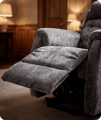Oliver Grey Fabric Rise & Recline Mobility Chair