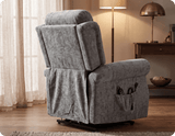 Cambridge Grey Fabric Rise & Recline Mobility Chair
