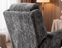 Oliver Grey Fabric Rise & Recline Mobility Chair