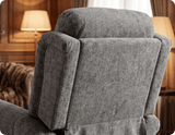 Cambridge Grey Fabric Rise & Recline Mobility Chair