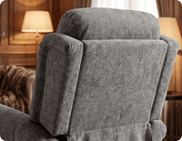 Cambridge Grey Fabric Rise & Recline Mobility Chair