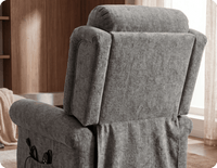 Derby Grey Fabric Rise & Recline Mobility Chair