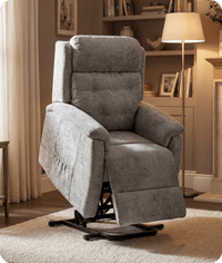 Oliver Light Grey Fabric Rise & Recline Mobility Chair