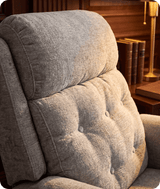 Oliver Light Grey Fabric Rise & Recline Mobility Chair