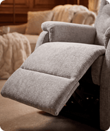 Oliver Light Grey Fabric Rise & Recline Mobility Chair