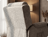 Oliver Light Grey Fabric Rise & Recline Mobility Chair
