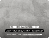 Derby Light Grey Fabric Rise & Recline Mobility Chair
