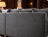 Florence Scatter Grey Fabric Right Corner Sofa
