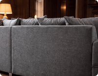 Florence Scatter Grey Fabric Right Corner Sofa