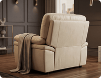 Florence Cream Leather Armchair