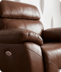 Milano Tan Power Recliner Armchair