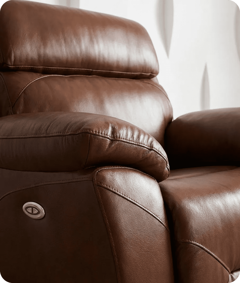 Milano Tan Power Recliner Armchair