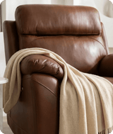 Milano Tan Power Recliner Armchair