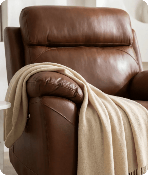 Milano Tan Power Recliner Armchair