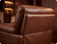 Dalmore Genuine Leather Tan Armchair