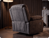 Serano Grey Fabric Electric Armchair