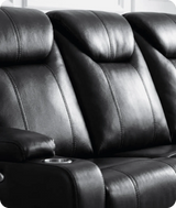 cinemax-black-leather-recliner-3-seater-sofa-side-view