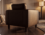 Nova Brown Leather Armchair