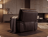 Florence Brown  Leather Armchair