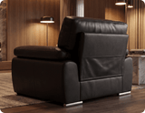 Brighton Black  Leather Armchair