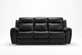 Leo Genuine Leather Black Electric Power