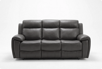 Leo Genuine Leather Grey Electric Power