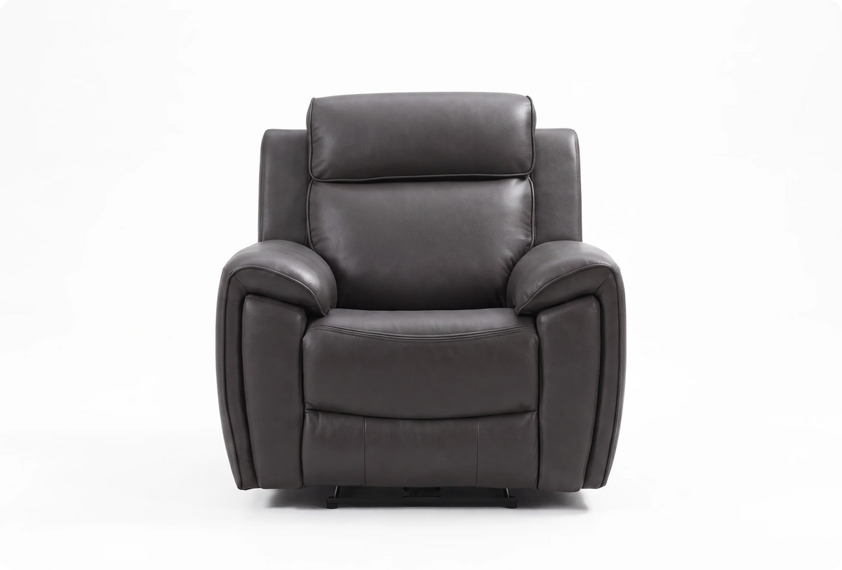 Leo Genuine Leather Grey