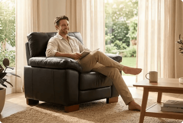 Derby Black Fabric Rise & Recline Mobility Chair