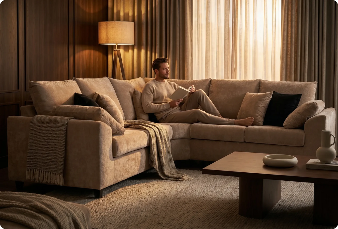 Brown Corner Sofas
