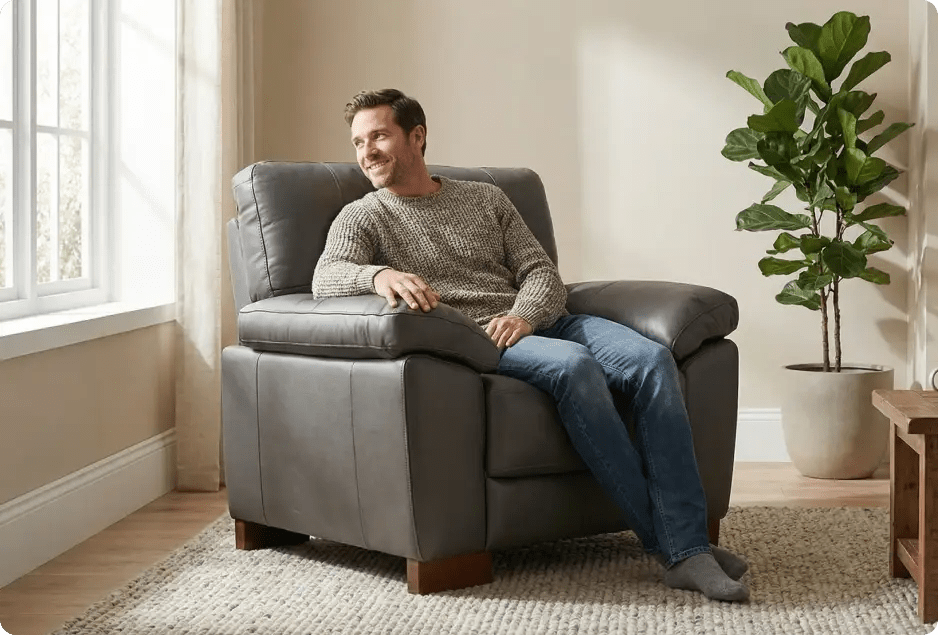 dalmore-grey-leather-armchair