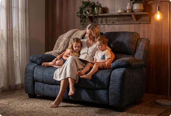 Veloura Roxy Grey Fabric 2 Seater Sofa