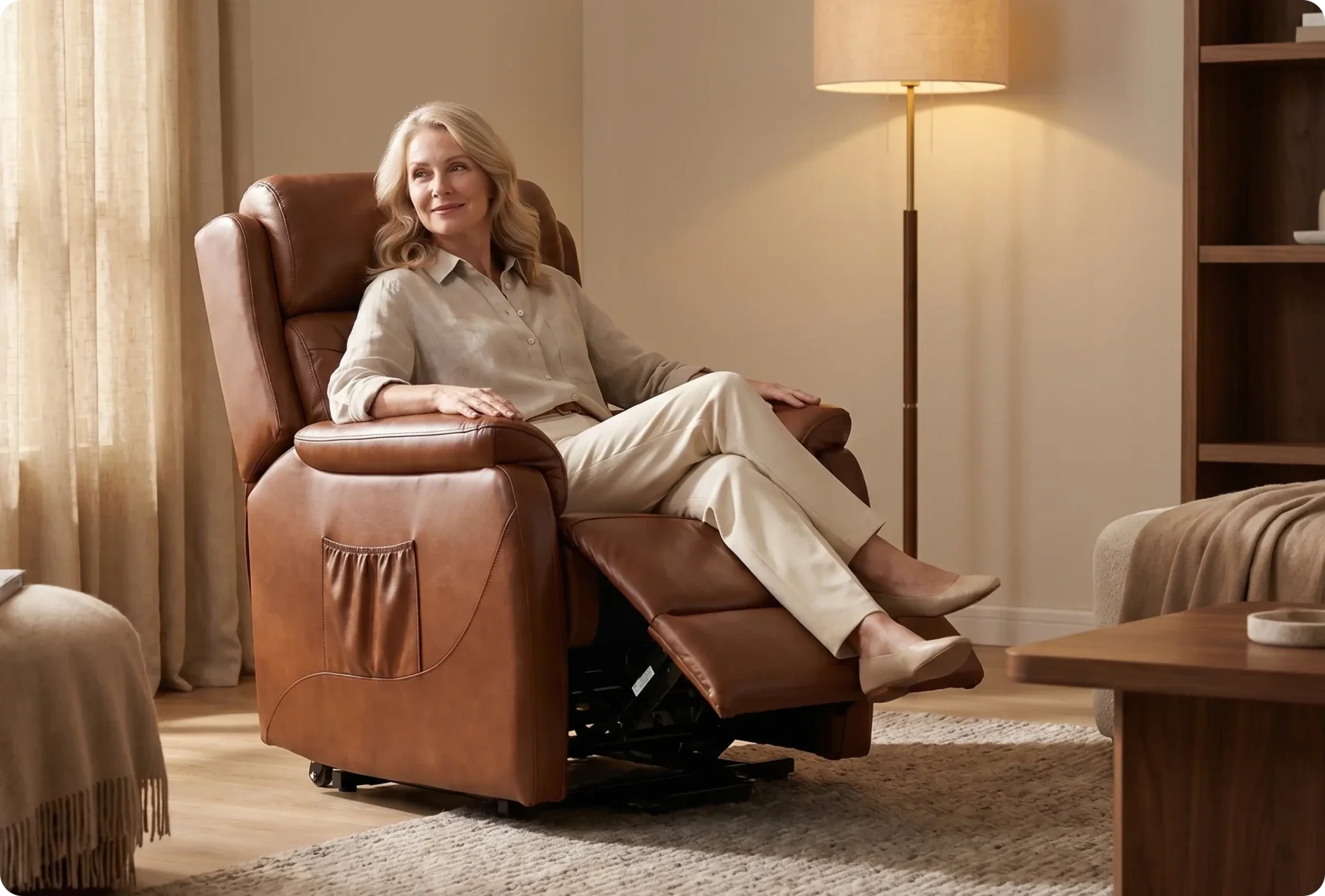 oliver-tan-leather-rise-and-recline-chair