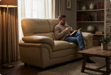Florence Cream Leather 2 Seater Sofa
