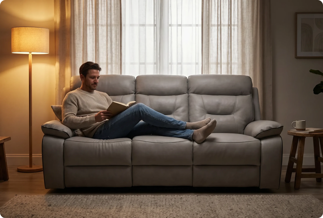 Light Grey Fabric Sofas